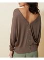 Cardigan Grace & Mila, de punto fino con lurex. Gabon.