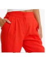 Pantalón Artlove, de viscosa en Naranja. Tilla