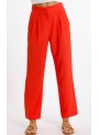 Pantalón Artlove, de viscosa en Naranja. Tilla