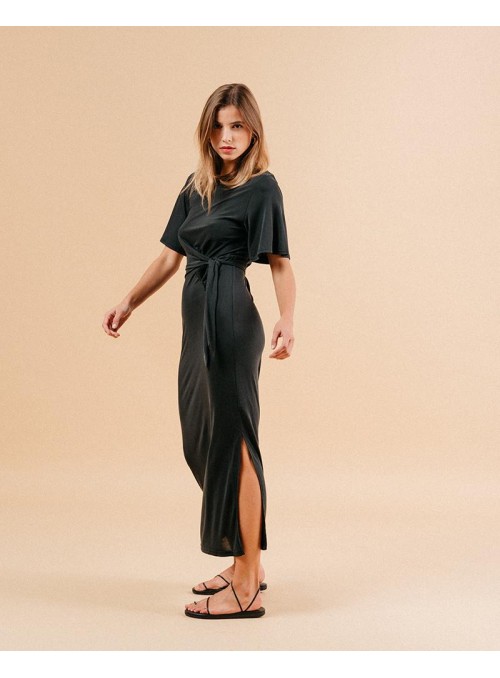 Vestido Grace &amp; Mila, de modal en negro. Maryline