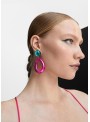 Pendientes Lola Casademunt, de resina en colores fluor. LS2403028