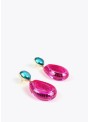 Pendientes Lola Casademunt, de resina en colores fluor. LS2403028