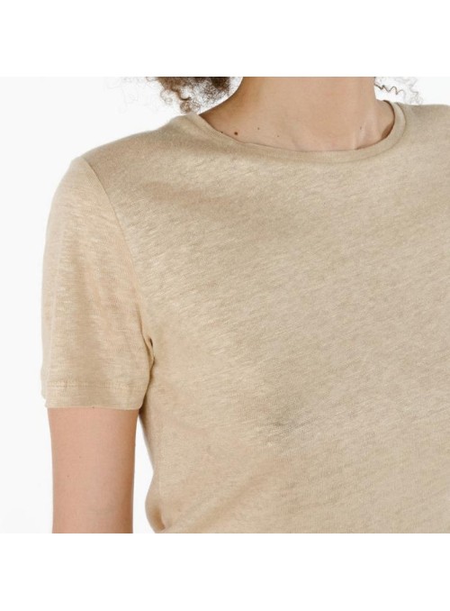 Camiseta Art Love, de lino con un toque de brillo. Melody