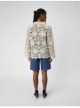 Cardigan Object, de crochet en beige. 23044015 Objpetra