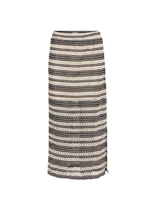 Falda Object, de crochet en blanco y negro. 23044033 Objarthine