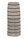 Falda Object, de crochet en blanco y negro. 23044033 Objarthine