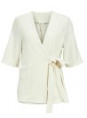 Blazer Object, de crepé con textura en crudo. 23045566 Objrilla