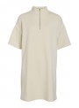 Vestido Vila, estilo comfy en beige. 14097512 Visiffi