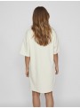 Vestido Vila, estilo comfy en beige. 14097512 Visiffi