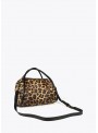 Bolso Lola Casademunt , tipo bowling en animal print. LF2404029