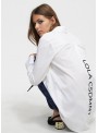 Blusa Lola Casademunt, de popelin en blanco. LF2415001