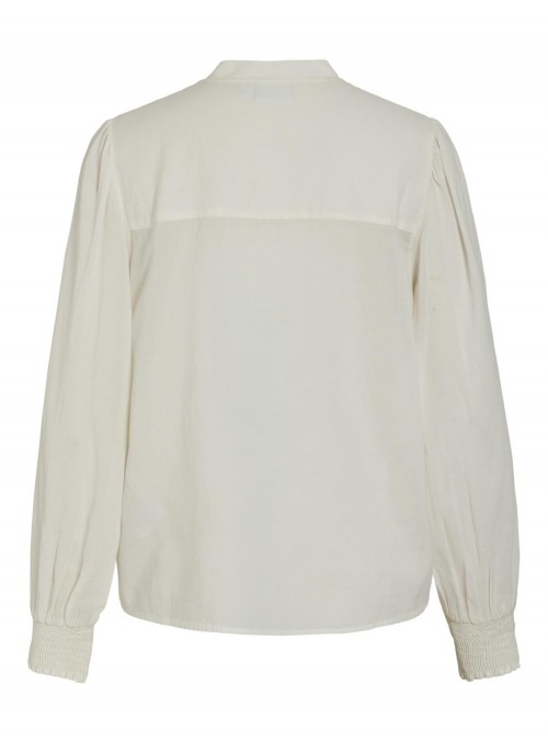 Blusa Vila, de gasa en color beige. 14099062 Virene