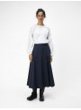 Falda Object, de gabardina en marino. 23044916 Objdina