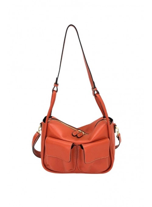 Bolso Martia K, de piel con carteras delanteras. 1134125