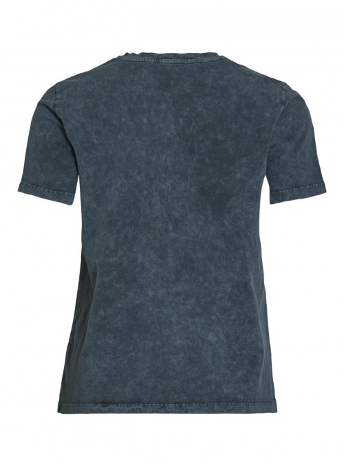 Camiseta Vila, en gris con estampado. 14102434 Vibenvi