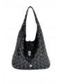 Bolso Martina K, trenzado en negro. 7211