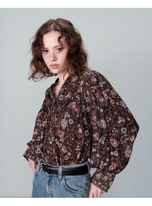 Blusa de Grace &amp; Mila, de viscosa estampada.Nuncas