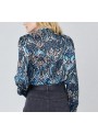 Blusa Arta Love, estampada con lazada. Jenna