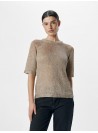 Top Object, de perlè dorado con lentejuelas. 23045681 Objglam