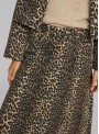 Falda Vila, vaquera estampada en animal print. 14107485 Vichia