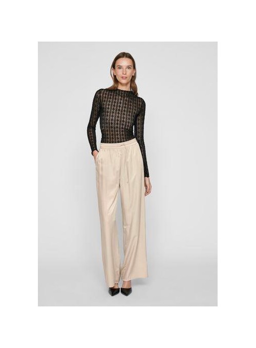 Pantalon Vila, de viscosa con brillo. 14100323 Viboli