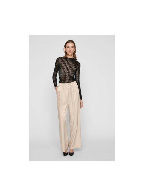 Pantalon Vila, de viscosa con brillo. 14100323 Viboli