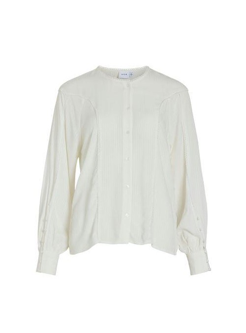 Blusa Vila, de viscosa en blanco. 14103097 Vijanea