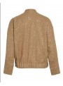 Chaqueta Vila, en beige con lentejuelas. 14107851 Visanvi