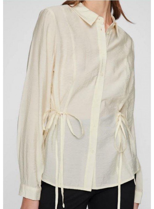 Blusa Vila, camisera de organza fina. 14103128 Vidogma