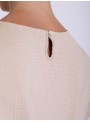 Blusa Skatiem de antelina troquelada. S05B120