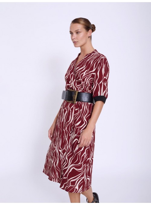 Vestido Skatie, de patròn cruzado. S05V11