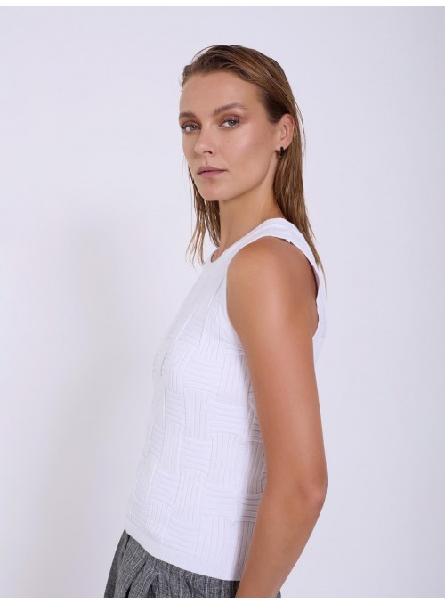 Top Skatie, sin mangas de punto. S97K02