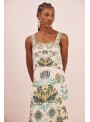 Vestido Nekane, estampado de tirantes. Palcha