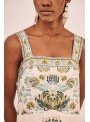 Vestido Nekane, estampado de tirantes. Palcha