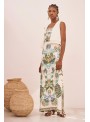 Vestido Nekane, estampado de tirantes. Palcha