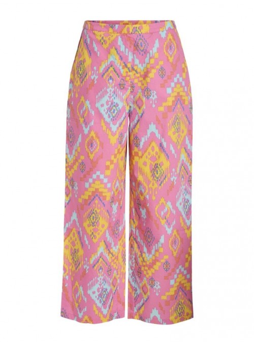 Pantalòn de Vila, de algodòn estampado. 14107381 Vifira