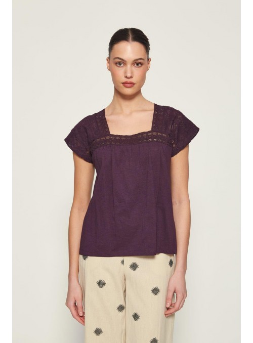 Camiseta Van Dos, de algodòn con apliques. 24206503
