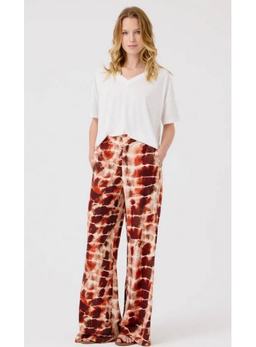 Pantalòn de Art Love, de viscosa estampada. Ambeline