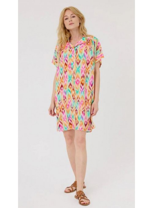 Vestdio Art Love, der viscosa estampada. Fadila