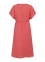 Vestido Vila, de viscosa en coral. 14106069 Vijilala