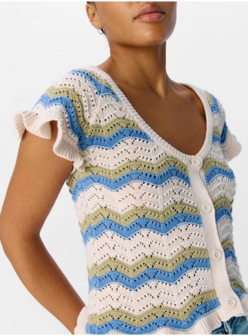 Cardigan object, de franjas de colores. 23047063 Objlula