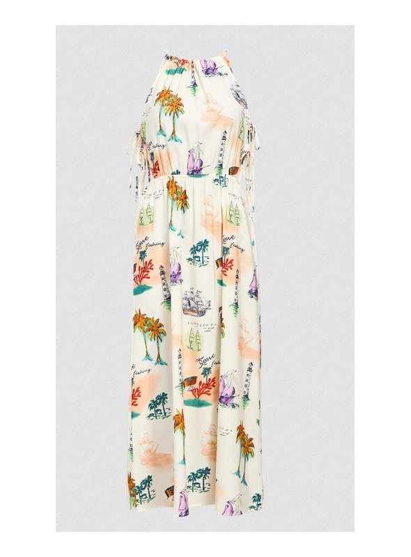Vestido Object, estampado con barcos. 23047076 Objdinah
