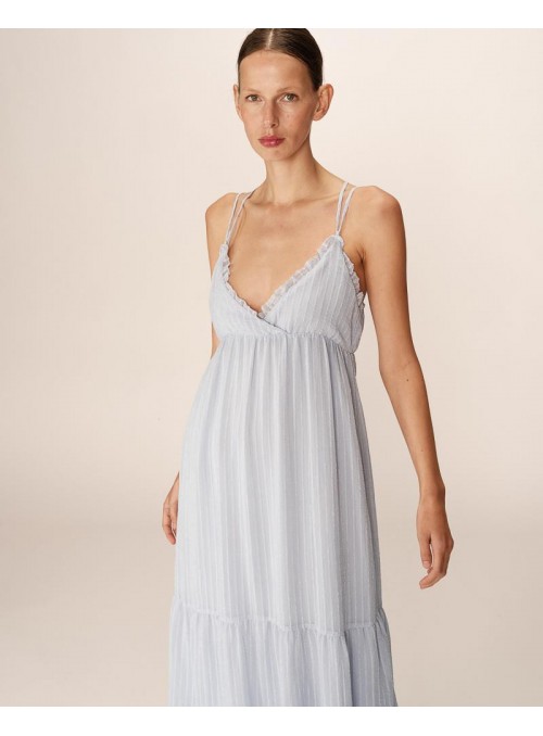 Vestido Grace &amp; Mila, largo de tirantes. Pretty
