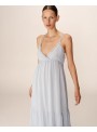Vestido Grace & Mila, largo de tirantes. Pretty