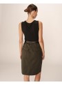 Top Grace & Mila, de punto de seda en negro. Pure