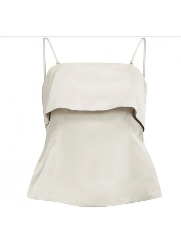 Top Object, de raso en color perla. 23046330 Objria