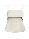 Top Object, de raso en color perla. 23046330 Objria