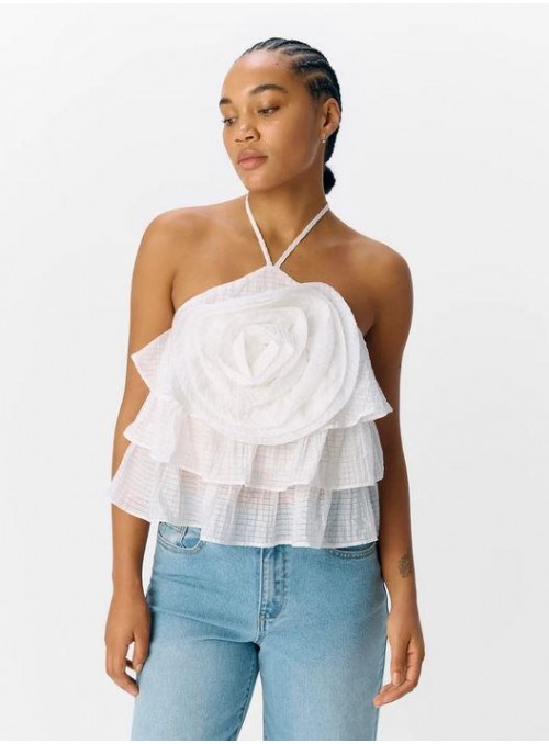 Top Object, con flor delantera. 23046440 Objbrithney