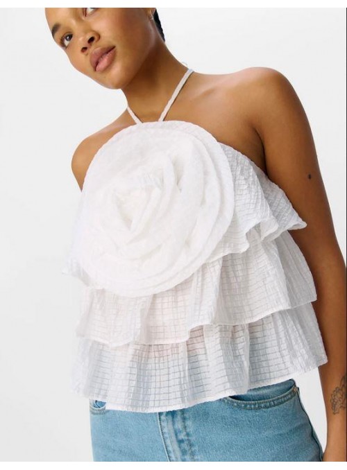 Top Object, con flor delantera. 23046440 Objbrithney