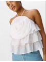 Top Object, con flor delantera. 23046440 Objbrithney